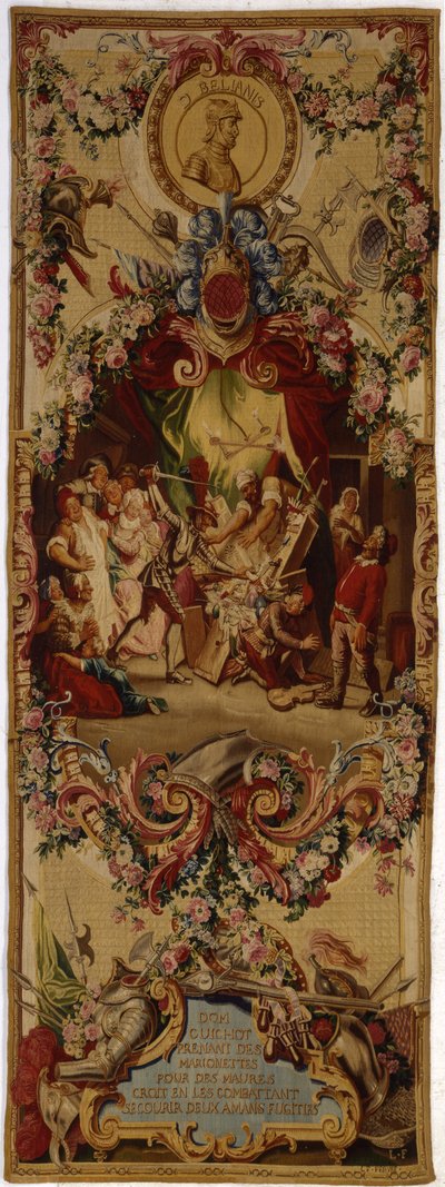 Regence Gobelins Tapestry with the Story of Don Quixote by French School