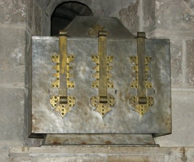 Reliquary containing the relics of St. Benoit, placed in the crypt in 1108 by French School