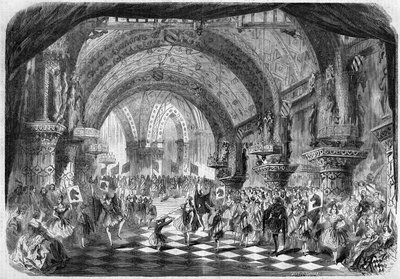 Representation of an Opera by the Imperial Academy of Music, Paris by French School
