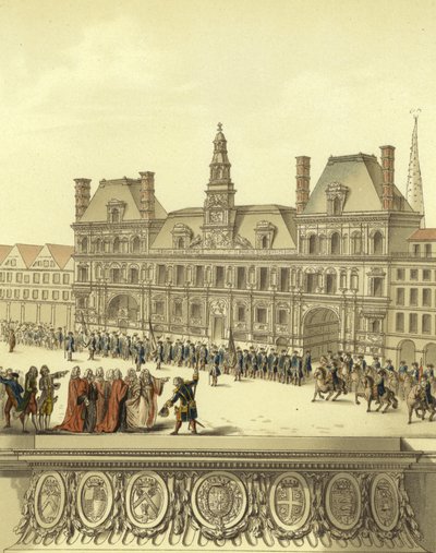 Review of the Guards of the City of Paris by French School