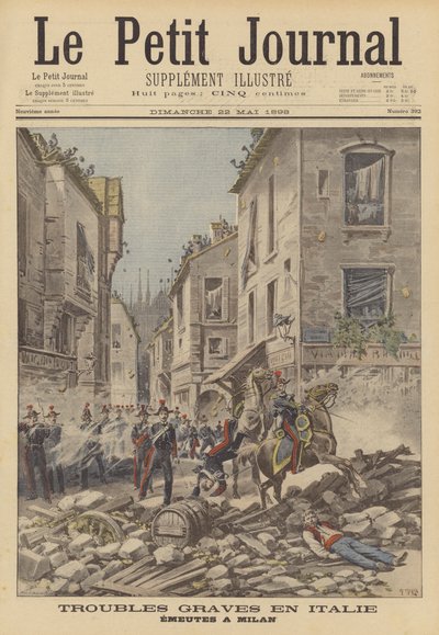 Riots in Milan by French School
