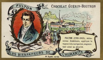 Robert Fulton, American Engineer and Inventor by French School