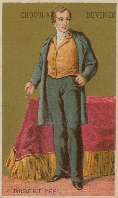 Robert Peel, 19th Century English Conservative statesman by French School