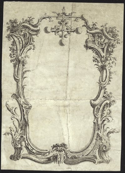 Rococo Design for a Frame by French School