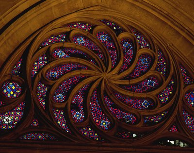 Rose Window, Chapel of the Bourbons, Late 15th Century by French School