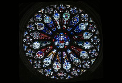 Rose Window Depicting the Last Fifteen Days of the World and the Works of the Months by French School