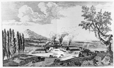 Royal Foundry at Le Creusot in 1787 by French School