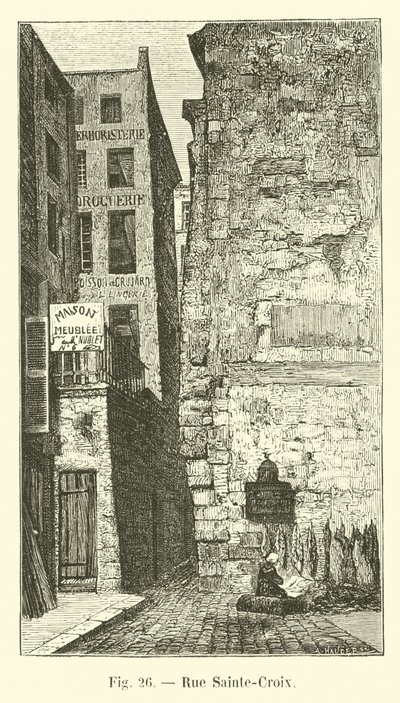 Rue Sainte-Croix by French School