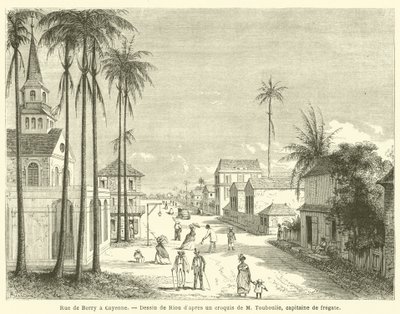 Berry Street in Cayenne by French School