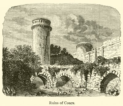 Ruins of Coucy by French School