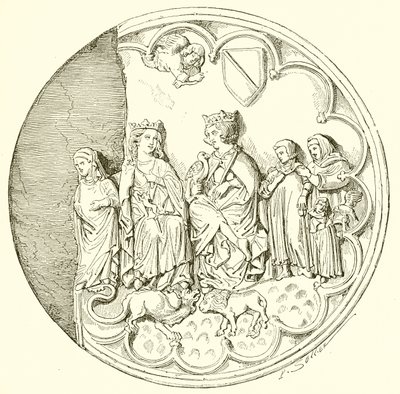 Saint Louis and Blanche of Castille by French School