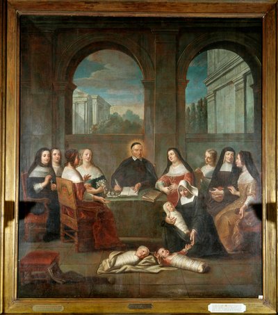 Saint Vincent de Paul and the Ladies of Charity by French School
