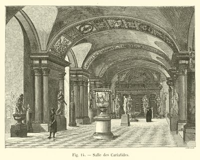 Hall of the Caryatids by French School