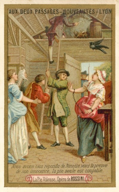 Scene from La Gazza Ladra (The Thieving Magpie) by French School