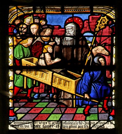 Scene from the Life of St. Giles: He Resuscitates Clotaire