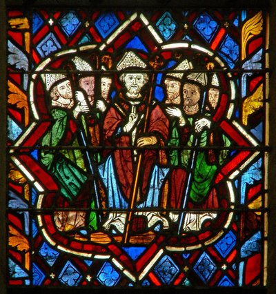 Scene depicting St Magliore, a Bishop of Dol by French School
