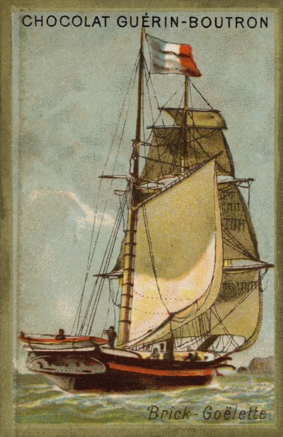 Schooner by French School