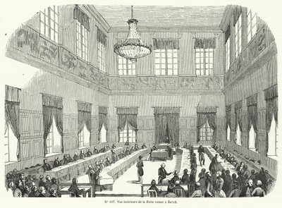 Session of Tagsatzung, the Swiss Federal Diet, in Zurich by French School