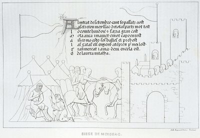 Siege of Moissac by French School