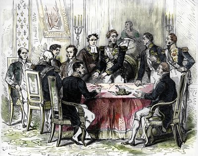 Signing of the Ordinances of Saint Cloud by French School