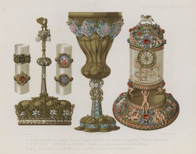 Silverware and jewellery by French School