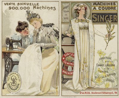 Singer Sewing Machines by French School
