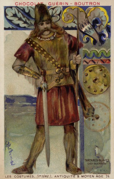 Slav Tartar Warrior Chief by French School