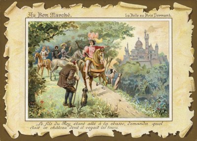 Sleeping Beauty, Prince on Horseback by French School