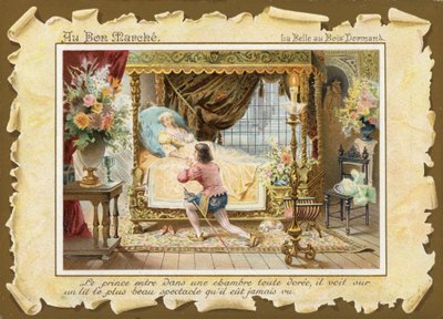 Sleeping Beauty, Asleep in Bed by French School