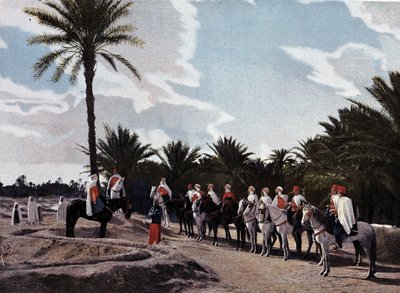 Spahis: patrol from the south, the native captain reports on his mission to his European squadron leader - in 