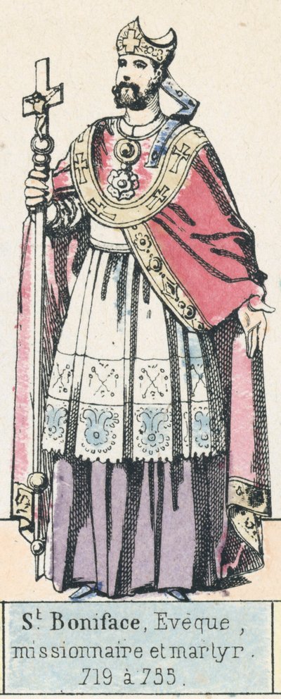 St. Boniface, Bishop, Missionary and Martyr, 719 to 735 by French School
