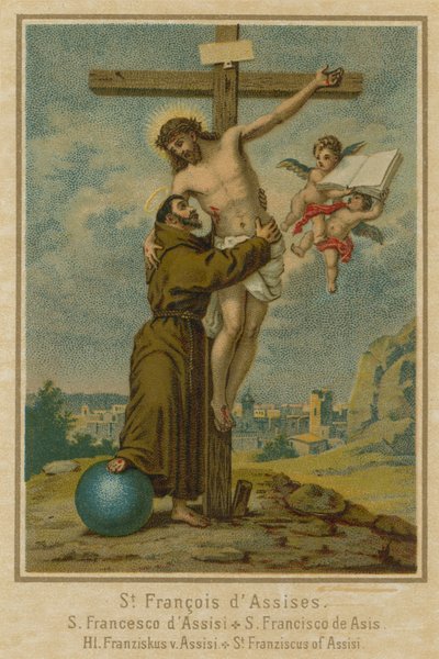 St Francis of Assisi by French School