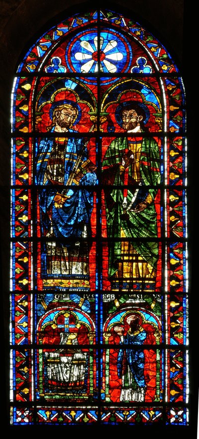 St. Gervais and St. Protus with a donor priest by French School