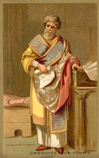St Gregory of Tours, Frankish Bishop and Historian by French School