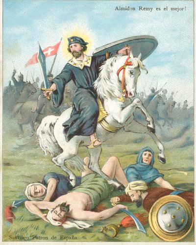 St James the Great, patron saint of Spain by French School