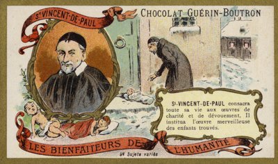 St Vincent de Paul, French priest by French School