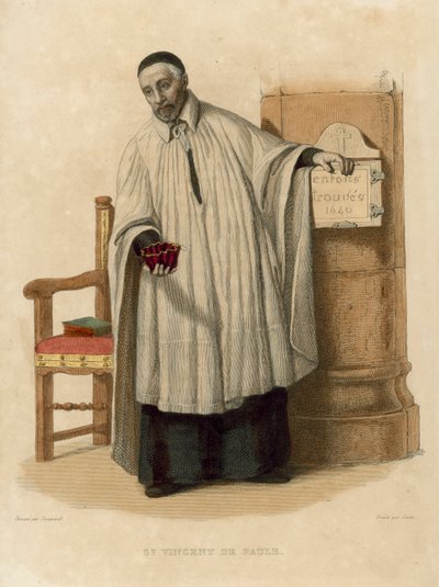 St Vincent de Paul by French School