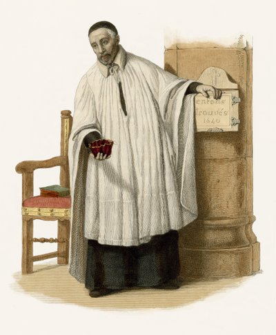 St Vincent de Paul by French School