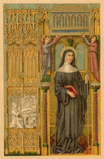 Saint Scholastica by French School