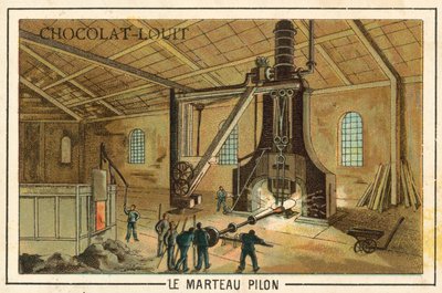 Steam hammer by French School