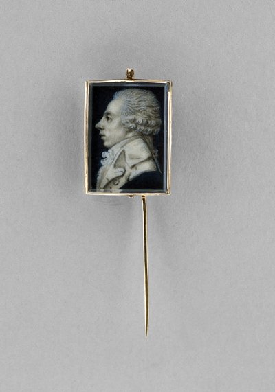 Stickpin with Portrait of a Man by French School