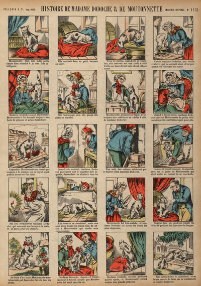 Story of Madame Dodoche and Her Pet Cat Moutonnette by French School
