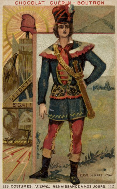 Student of the École de Mars Military School, 1794 by French School