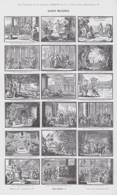 Religious Subjects by French School
