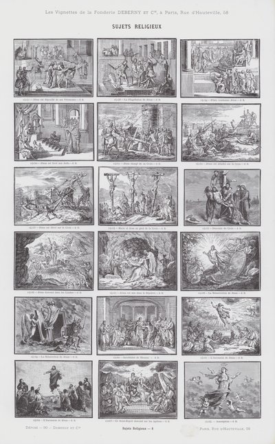 Religious Subjects by French School