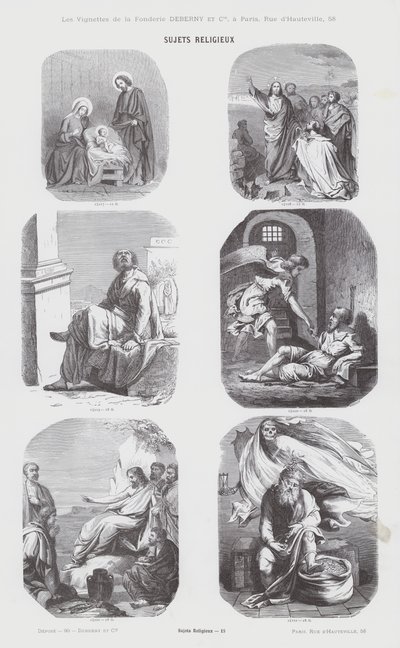 Religious Subjects by French School