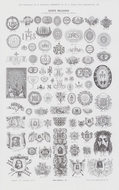 Religious Subjects by French School