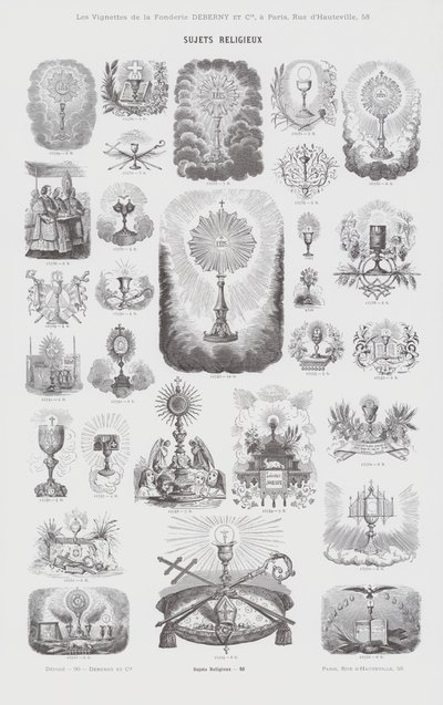 Religious Subjects (engraving) by French School