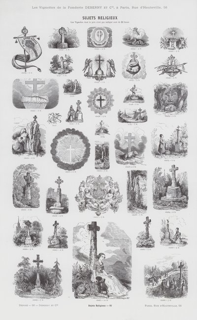 Religious Subjects (engraving) by French School