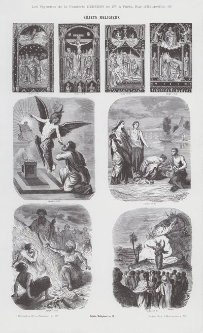 Religious Subjects by French School